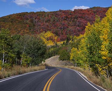 Viaje clásico por carretera a través de Canadá